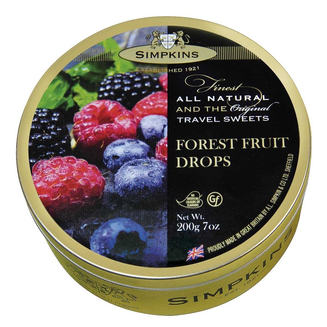 Forest Fruit Travel Sweets Drops Simpkins