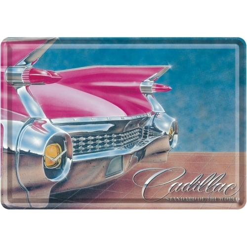 Cadillac Car Auto Metallschild Postkarte