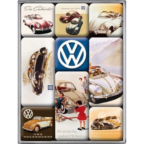 VW Käfer Cabrio Legende Nostalgie Magnetset